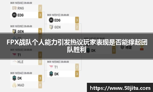 FPX战队个人能力引发热议玩家表现是否能撑起团队胜利